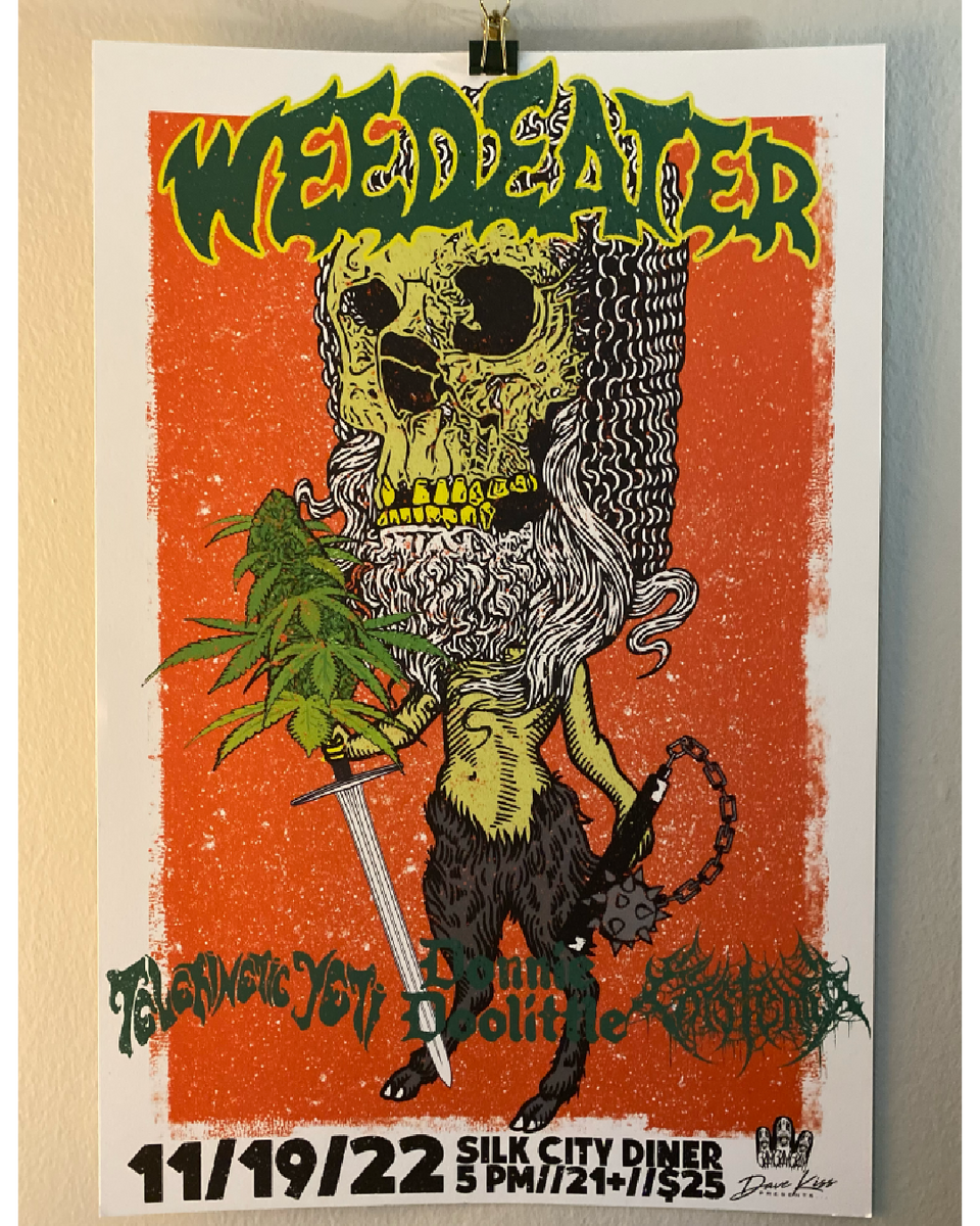 GRIMB style②:イベントポスター Weedeater Gig Poster – GRIMGRIMGRIM