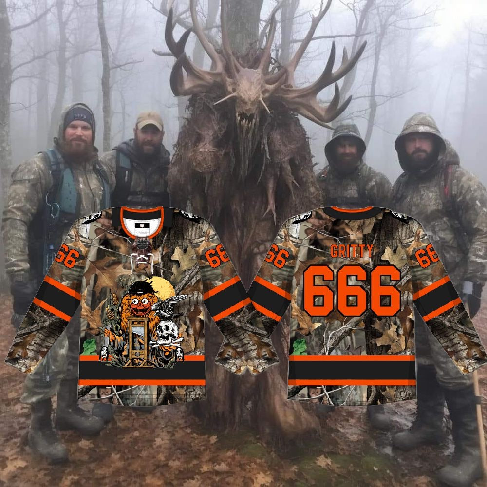 GRITTY REAL TREE CAMO JERSEY