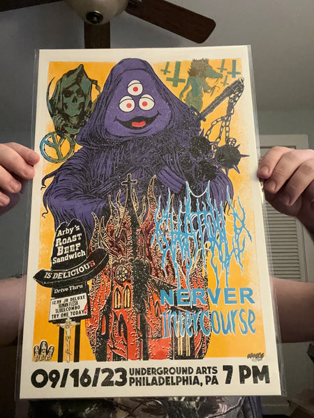 Chat Pile//Nerver//Intercourse Philly Gig Print
