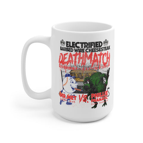 Electrified Barbed Wire Cheesesteak Deathmatch Mug