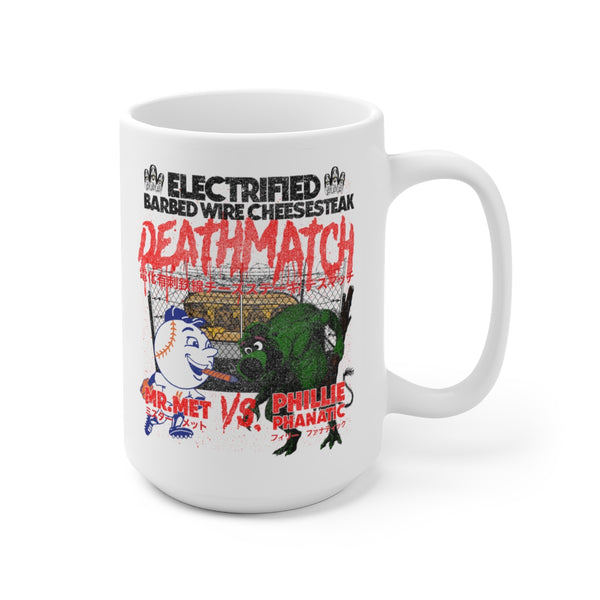 Electrified Barbed Wire Cheesesteak Deathmatch Mug