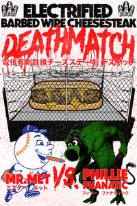 ELECTRIFIED BARBED WIRE CHEESESTEAK DEATHMATCH