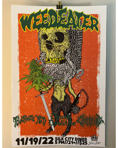 Weedeater Gig Poster